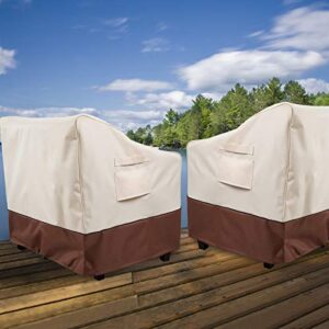 Bestalent Patio Chair Covers Outdoor Furniture Covers Waterproof Fits up to 32" W x 37" D x 36" H 2Pack