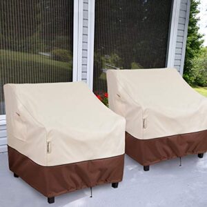 Bestalent Patio Chair Covers Outdoor Furniture Covers Waterproof Fits up to 32" W x 37" D x 36" H 2Pack