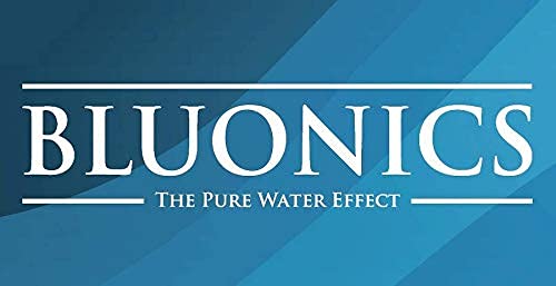 BLUONICS Sediment Water Pre-Filter Reusable Spin Down Filter for Whole House City and Well Water 40 Micron with both 1” + 3/4” NPT adapters included