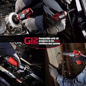 ACDelco Cordless G12 Series BRUSHLESS Li-ion 12V MAX. Ratchet Wrench (1/2) Tool Kit, 2-Pack Lithium-Ion Batteries