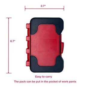 SVY 15 Pieces High Speed Steel Drill Bits Set, 135 Degree Split Point Geometry M-2 High Speed Steel Drill Bits Set for Metal, Wood, Angle Iron, PVC, Plastic, Suitable for Working Pants