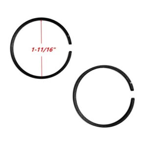 POWER PRODUCTS Piston Ring Set for Harbor Freight Tail Gator 63025 63024 for Chicago Electric Storm 900 Watts 60338 66619 69381 2HP 63cc 64cc Gas Engine Generator