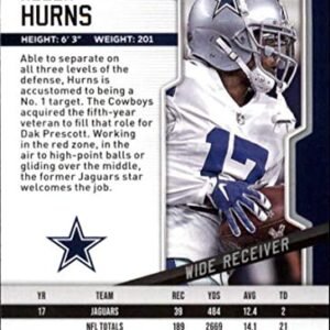 2018 Panini Playoff Football #52 Allen Hurns Dallas Cowboys Official NFL Trading Card