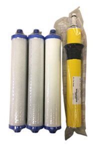 hydrotech compatible 33001068 - 25 gpd membrane with filters set - membrane made in usa