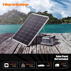 RICH SOLAR X500 Lithium Portable Power Station 540Wh Rechargeable Solar Generator Battery Backup Power for Camping Outdoors RV Emergency