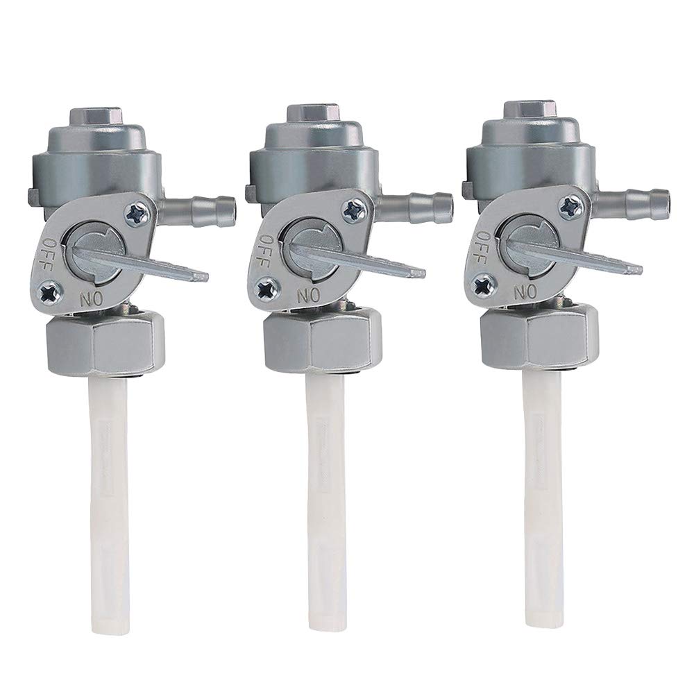 Savior 3pcs Gas Tank Fuel Switch Valve Pump Petcock for Chinese Gasoline Generator 5.5HP 6.5HP 7HP 8HP 9HP 11HP 13HP 14HP 15HP 16HP 168F 163CC 196CC 170F 208CC 211CC 173F 177F 182F 188F 190F