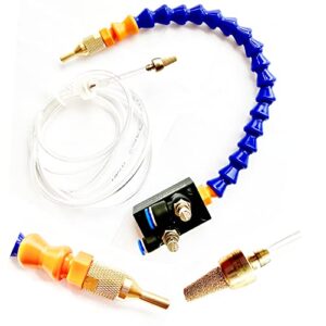 ywy upgrade version mist coolant lubrication spray system for metal cutting engraving cooling sprayer machine for air pipe cnc lathe milling drill