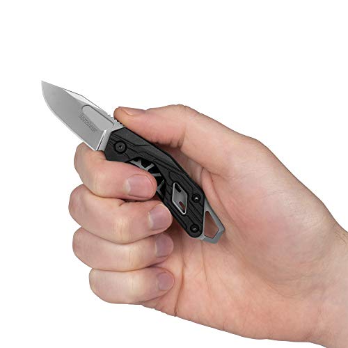 Kershaw Diode Folding Pocket Knife, 1.6 Inch Blade with Manual Opening, Liner Lock (1230), Black,Steel