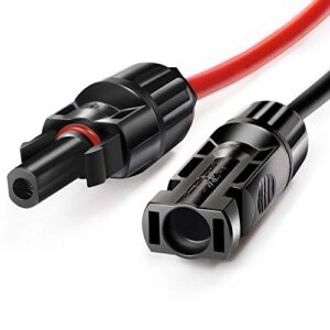 iMESTOU 2PCS 10 AWG SAE Adapter Solar Connector Cable 60 cm/ 24 inch with SAE Polarity Reverse Connector for RV Solar Panel