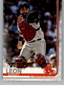 2019 topps all-star edition baseball #419 sandy leon boston red sox official factory set parallel (individual card only)