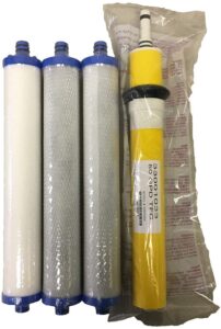 hydrotech compatible 33001033 - 50 gpd membrane with filters set - membrane made in usa