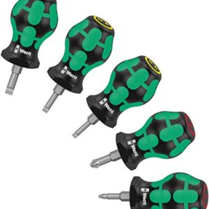 Wera 05008870001 Stubby Set 1 Screwdriver set, 5 pieces