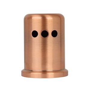 copper kitchen dishwasher air gap cap, copper air gap cover for replacement - akicon faucet (79105)