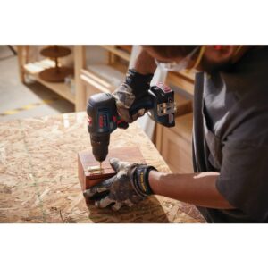 BOSCH GSB18V-490B12 18V EC Brushless 1/2 In. Hammer Drill/Driver Kit with (1) 2 Ah Standard Power Battery