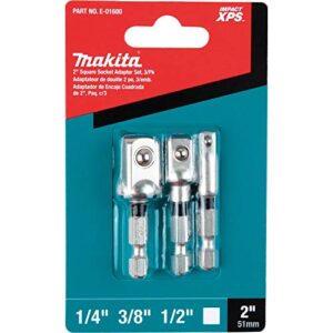 Makita E-01600 Impact XPS™ 3 Pc. Square 2" Socket Adapter Set