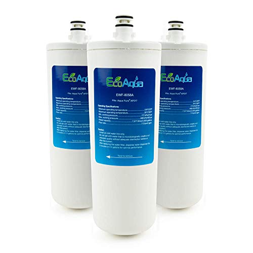 EcoAqua Replacement for Aqua-Pure AP517 Filter, 3-Pack