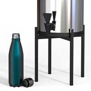 AUBURY Adjustable Water Filter Stand - 10" High Berkey Filter Compatible, Easy Fill Water Bottles, Pitchers, Glasses, Width and Feet Adjust to Fit Countertop Gravity Water Dispensers Medium