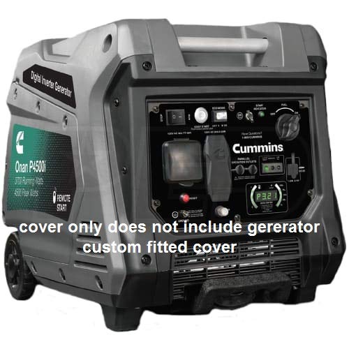 Fits Cummins Onan P4500i Inverter Generator Cover (BLACK) COVER ONLY