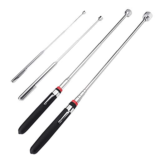 Magnetic Pick Up Tool 4 Pack, Telescopic Magnet Stick (1.5LB 3LB 10LB 15LB) Birthday Gifts for Men, Dad, Husband, Christmas Gifts for Men Him Stocking Stuffers, Boyfriend Husband Dad Gifts,