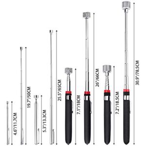 Magnetic Pick Up Tool 4 Pack, Telescopic Magnet Stick (1.5LB 3LB 10LB 15LB) Birthday Gifts for Men, Dad, Husband, Christmas Gifts for Men Him Stocking Stuffers, Boyfriend Husband Dad Gifts,