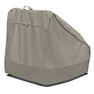 Duck Covers Classic Accessories Weekend Water-Resistant Patio Chair Cover with Integrated Duck Dome, 34 x 35 x 36 Inch, Moon Rock