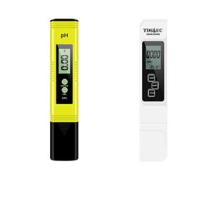 ipower lgtestwaterphv1 digital ph meter, 0.01 high accuracy, water quality tester for household drinking water, swimming pools, aquariums