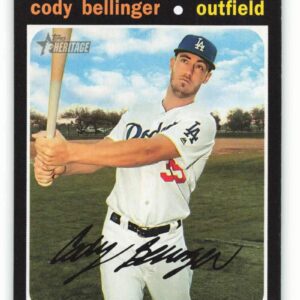 2020 Topps Heritage #257 Cody Bellinger NM-MT Los Angeles Dodgers Baseball MLB