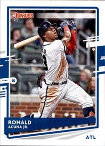2020 donruss #170 ronald acuna jr. atlanta braves baseball card