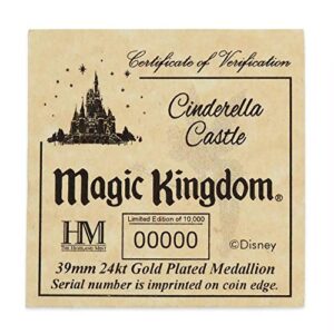 Walt Disney World Cinderella Castle Coin Limited Edition 10,000 Made