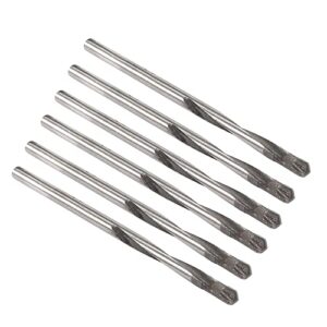 uxcell cemented carbide twist drill bits 3mm metal drill cutter for stainless steel copper aluminum zinc alloy iron 6 pcs