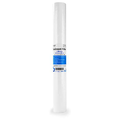 Sediment Melt Blown Water Filter Cartridge Standard 2.5x20" 5 Micron 2 Pack