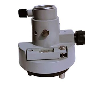 Mountlaser Tribrach Adapter W/Optical Plummet Surveying, Tribrach with Optical Plummet Adjust Screw in Left Hand for Surveying