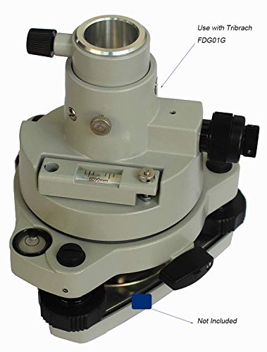 Mountlaser Tribrach Adapter W/Optical Plummet Surveying, Tribrach with Optical Plummet Adjust Screw in Left Hand for Surveying