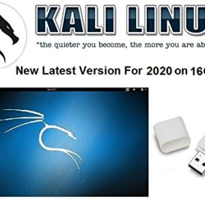 Kali Linux Full Latest Version 2020 Ethical Hacking on 16GB USB 64bit