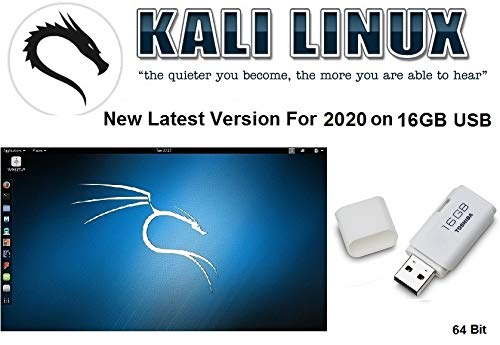 Kali Linux Full Latest Version 2020 Ethical Hacking on 16GB USB 64bit