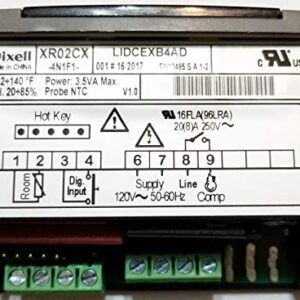 Dixell Digital Temperature Controller - Model XR02CX - for True, Vortex, Atosa, Saba & More!