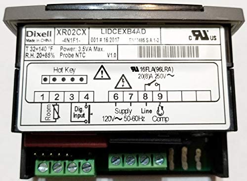 Dixell Digital Temperature Controller - Model XR02CX - for True, Vortex, Atosa, Saba & More!