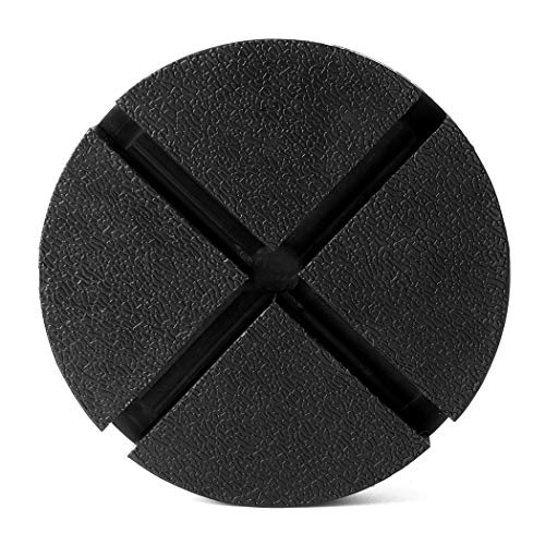 Universal Fit 5.5” Large Rubber Jack Pad/Slotted Jack Pucks | Made from Heavy Duty Rubber, The Ultimate Protector for Frame Rail and Paint