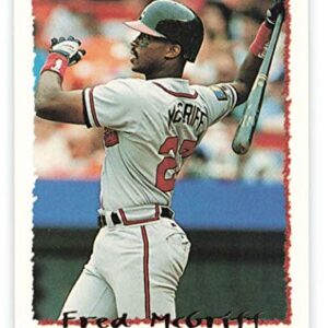 1995 Topps #355 Fred McGriff NM-MT Atlanta Braves Baseball