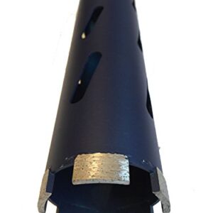 3-Inch Laser Welded Dry Diamond Core Drill Bits for Cutting Concrete and Asphalt, 3" Diameter x 11" Length