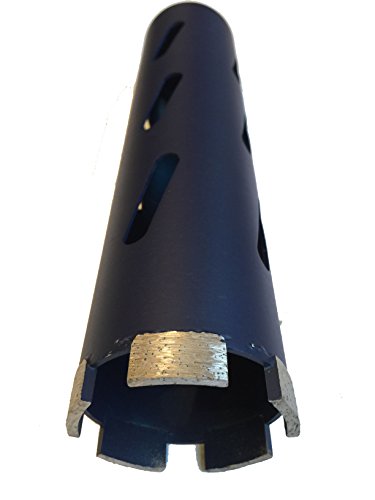 3-Inch Laser Welded Dry Diamond Core Drill Bits for Cutting Concrete and Asphalt, 3" Diameter x 11" Length