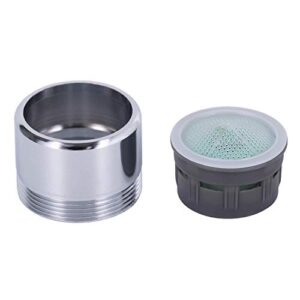 2 Pack 2.2 GPM Sink Faucet Aerator, Male and Female Dual Thread Aerator, Regular/Standard Size, Chrome by NIDAYE