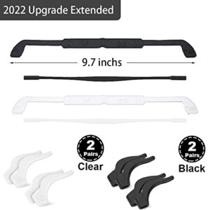 WOW DING Glasses Strap Set, 8 Pack, Eyeglasses Straps, Silicone Glasses Ear Grip, Glasses Holder Strap, Glasses Strap for Men, Sunglasses Strap for Women