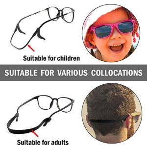 WOW DING Glasses Strap Set, 8 Pack, Eyeglasses Straps, Silicone Glasses Ear Grip, Glasses Holder Strap, Glasses Strap for Men, Sunglasses Strap for Women