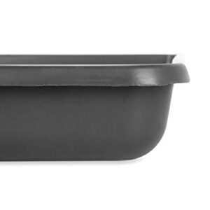 Camco 20750, Washing Machine Drain Pan | Features a Durable Plastic Construction, 1-inch/1.5-inch PVC Drain Fitting, and Measures 30-inches (L) x 32-inches (W) x 2 ½-inches (H) (OD)