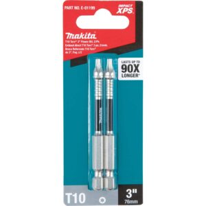 Makita E-01270 Impact XPS™ T25 Torx 3" Power Bit, 15/pk