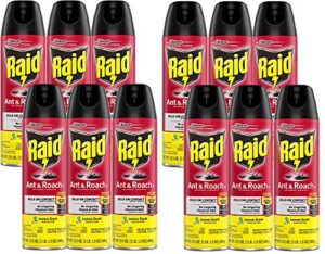 raid ant & roach killer lemon scent, 17.5 oz (12)
