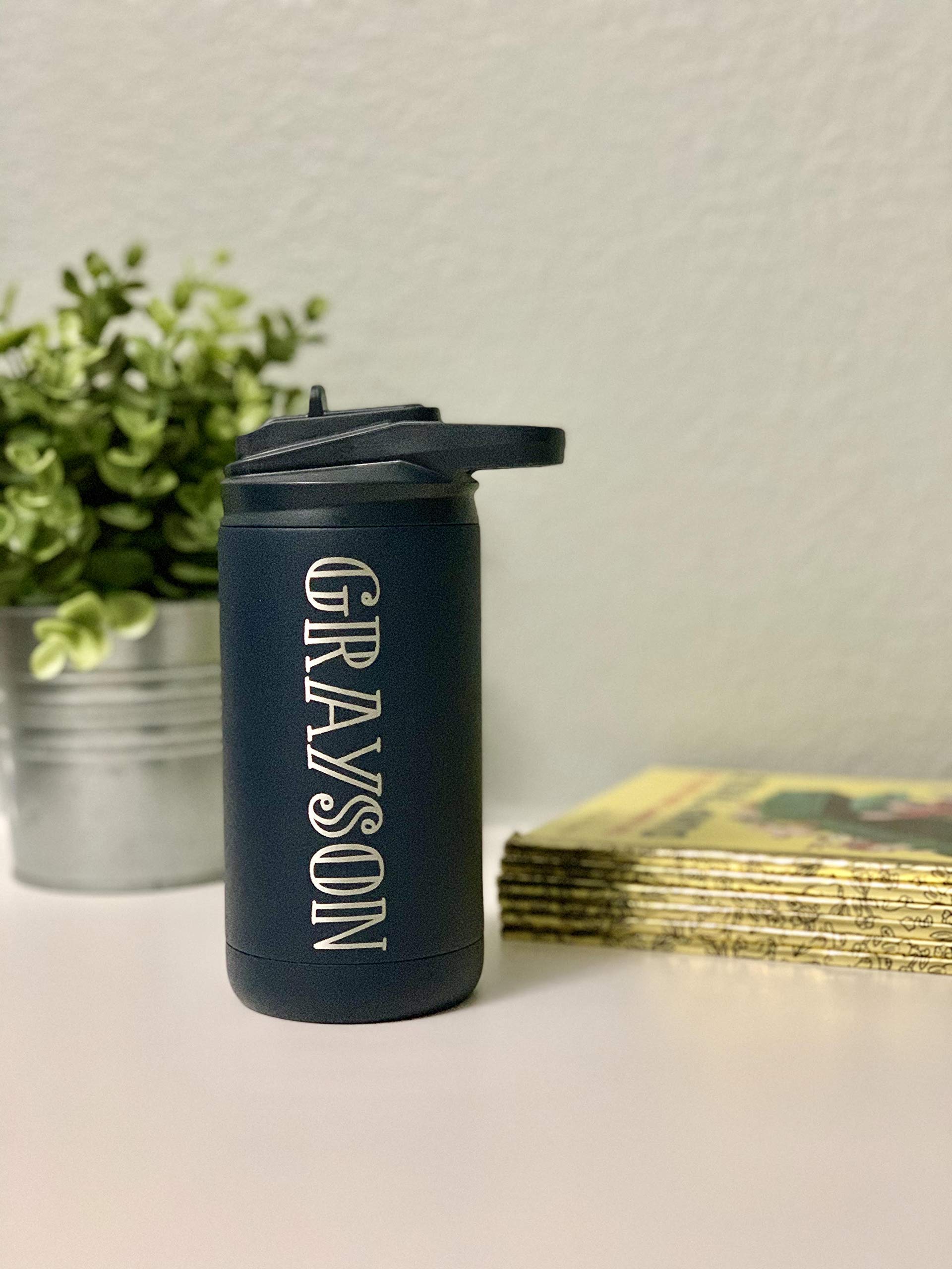 Personalized 12oz Kids Insulated Steel Tumbler - 41 Fonts