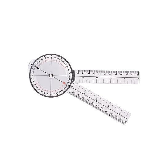 Ultrassist Premium Goniometer Set (3 Pieces), 360 Degree 6", 8", 12" Complete Set, Measuring Tool