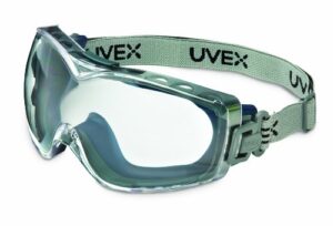 honeywell uvex stealth otg safety goggles with clear hydroshield anti-fog lens & fabric headband (s3970hsf)